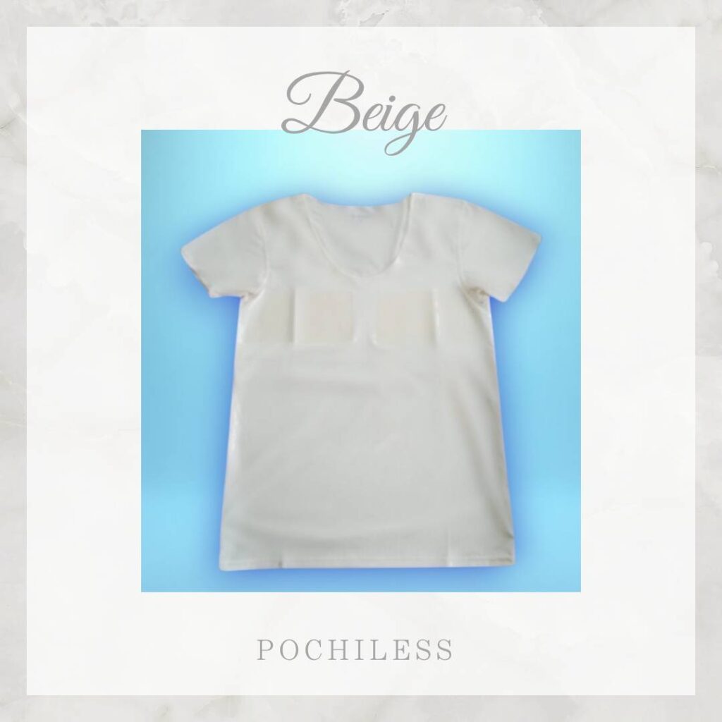 半袖Tｼｬﾂ ﾍﾞｰｼﾞｭ｜POCHILESS ￥3850