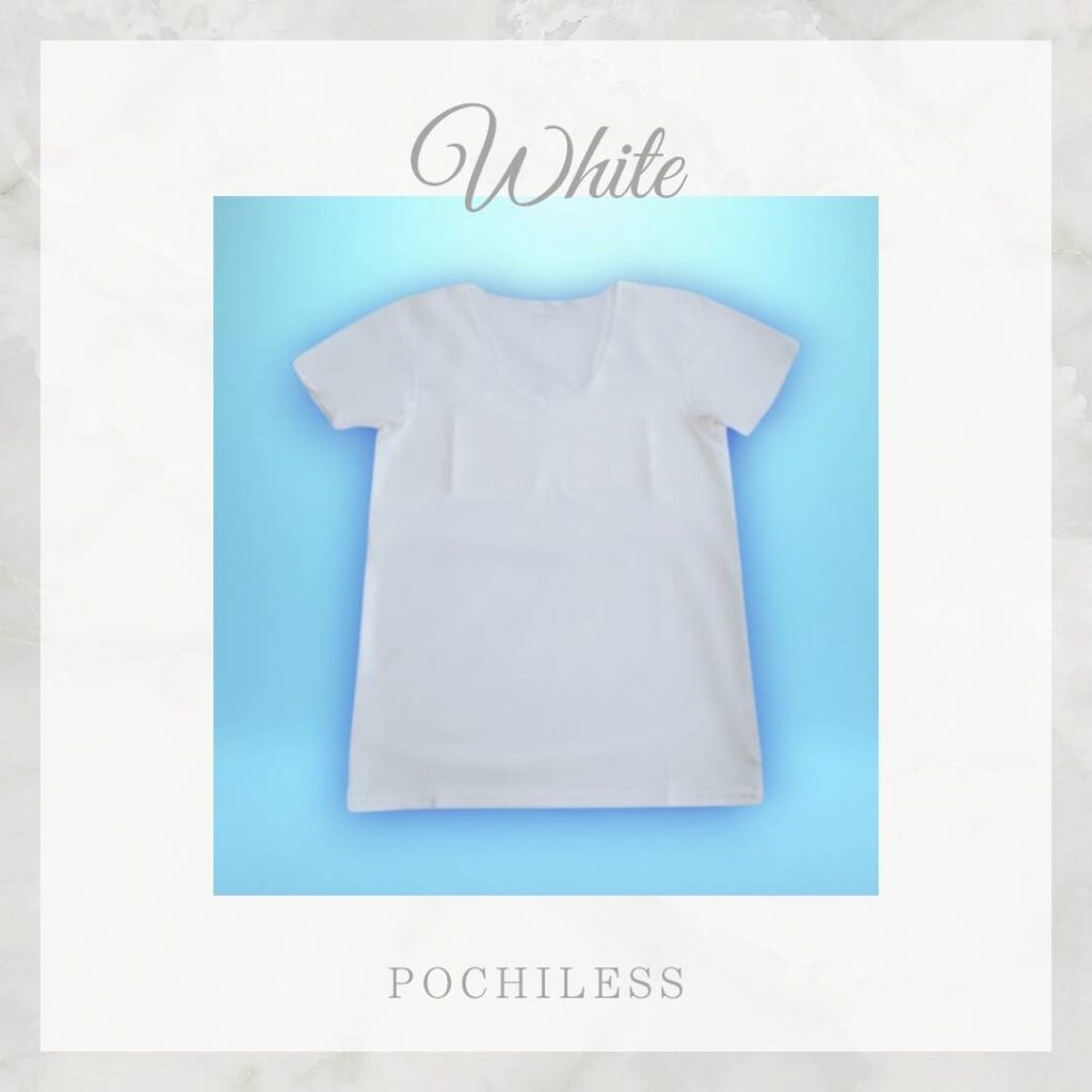 半袖Tｼｬﾂ ｵﾌﾎﾜｲﾄ｜POCHILESS ￥3850