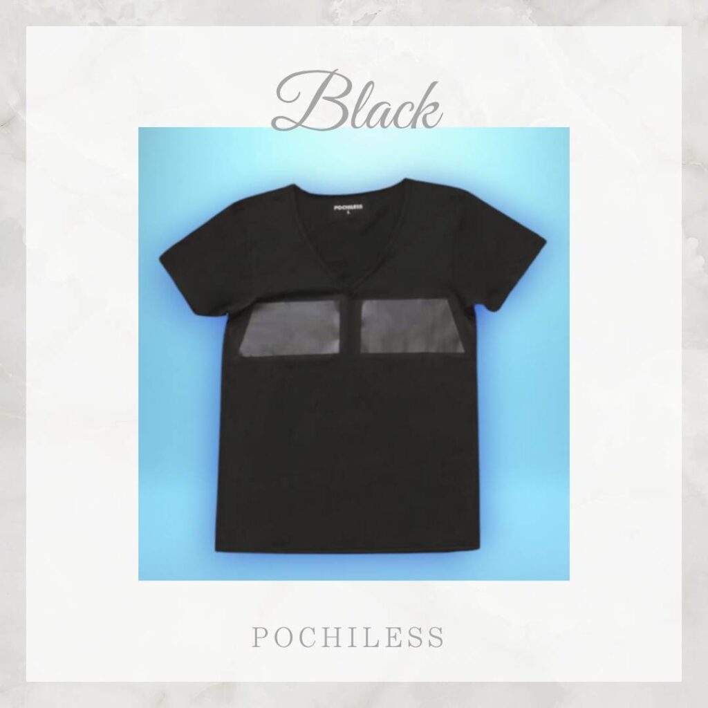 半袖Tｼｬﾂ ﾌﾞﾗｯｸ｜POCHILESS ￥3850