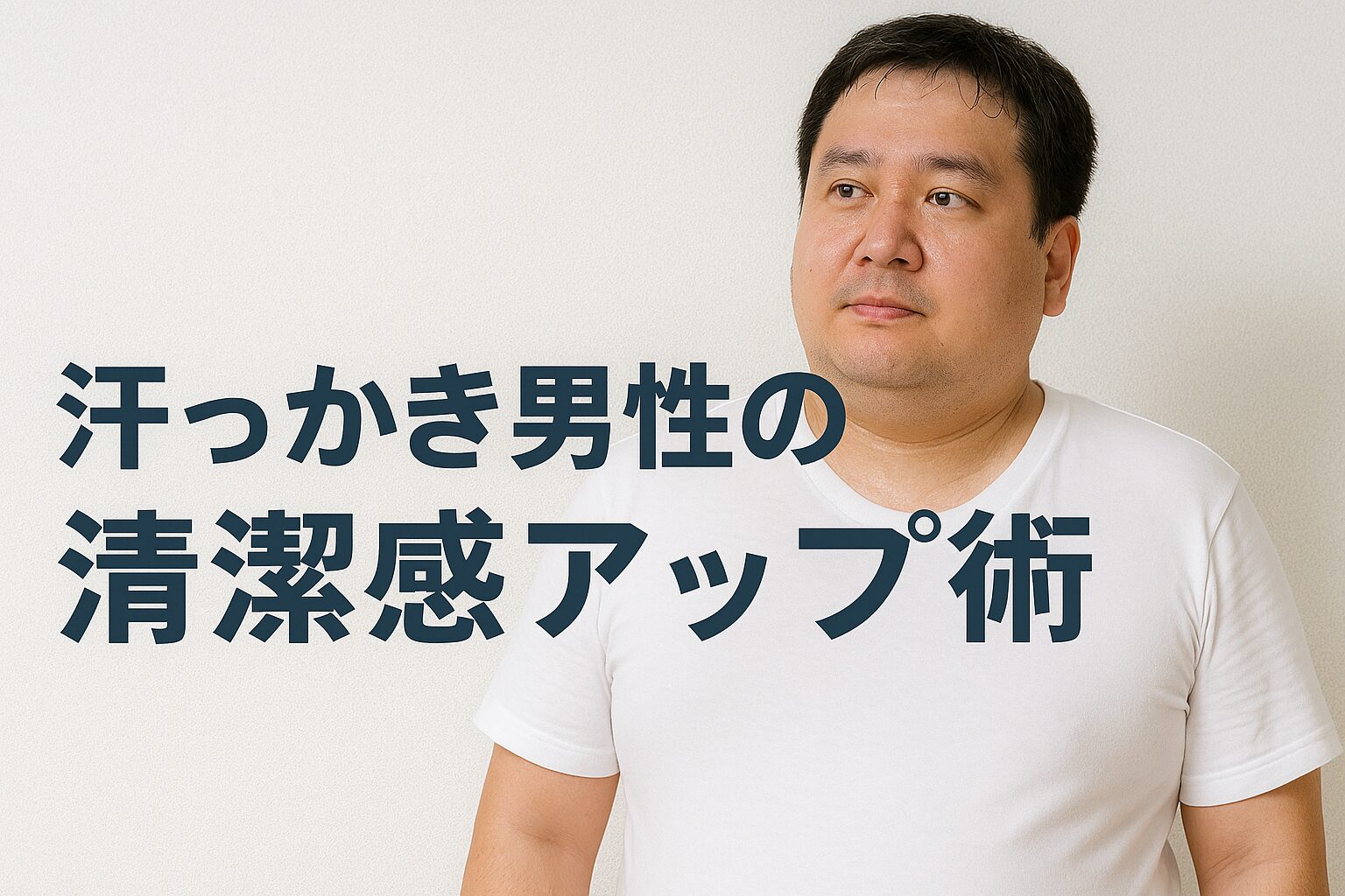 暑い季節こそ「インナー選び」で差がつく！汗っかき男性のための清潔感アップ術
