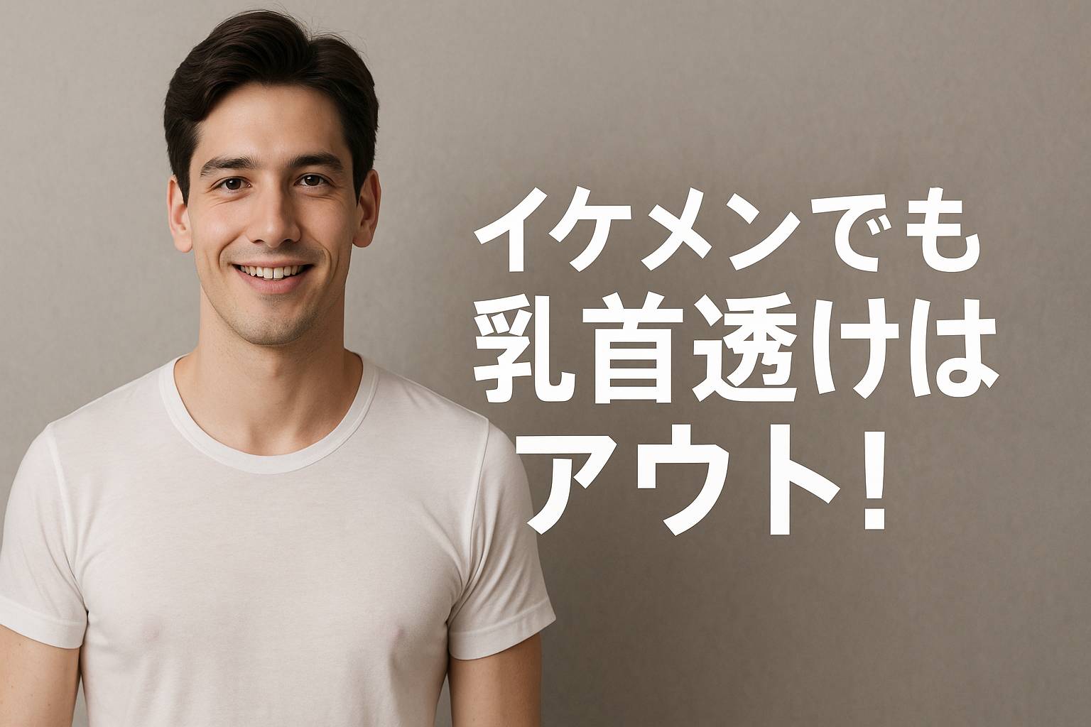 【体験談】イケメンでも乳首透けはアウト！失敗から学ぶ男性インナー選びはじめに