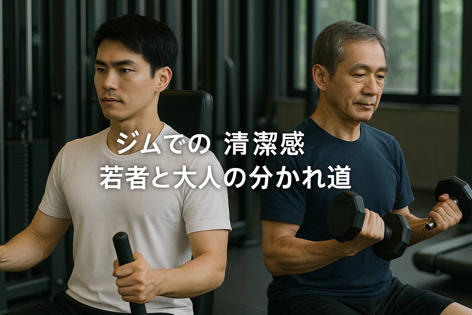 ジムでの“清潔感”、若者と大人の分かれ道