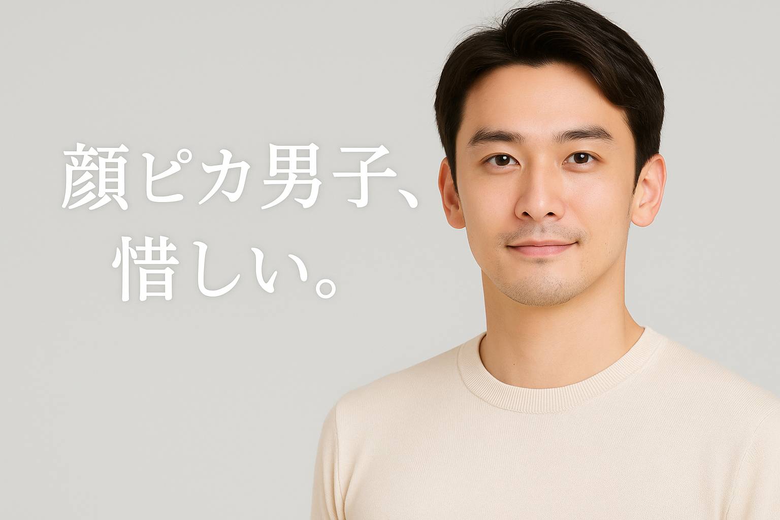 月4万円かけてお顔ピカピカ。でも、〇首見えてますよ──清潔感を決めるのは顔だけじゃない。