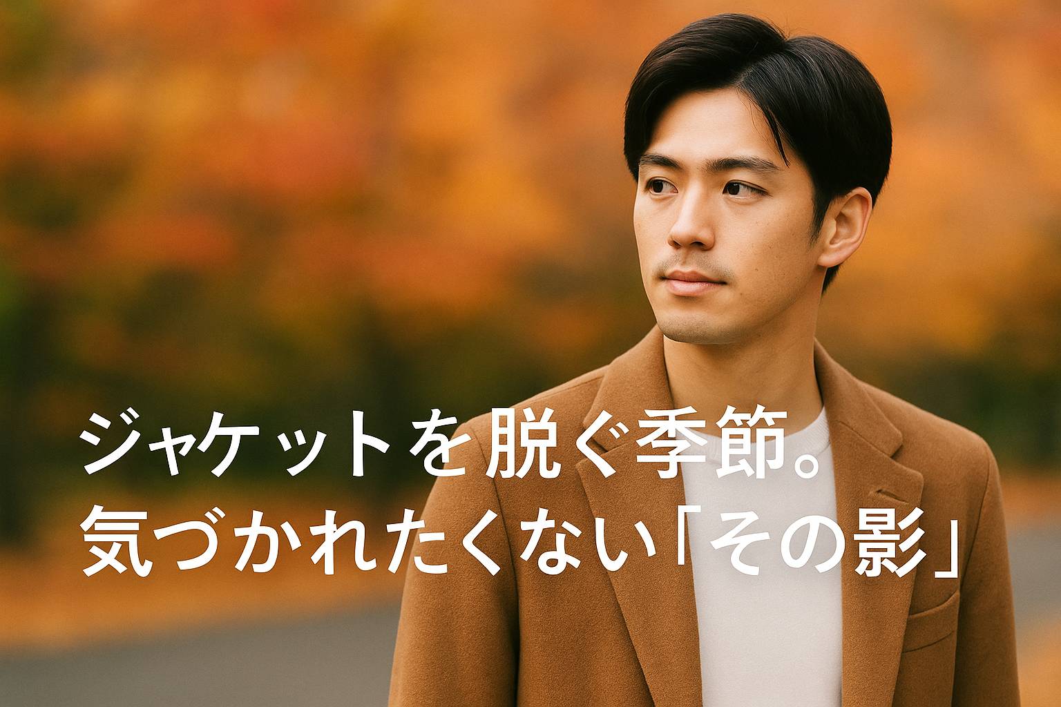 ジャケットを脱ぐ季節。気づかれたくない“その影”